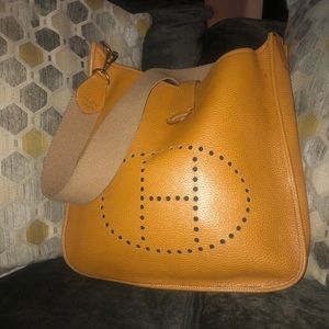 Hermès Evelyne Ii Gm Clemence Cross Body Bag